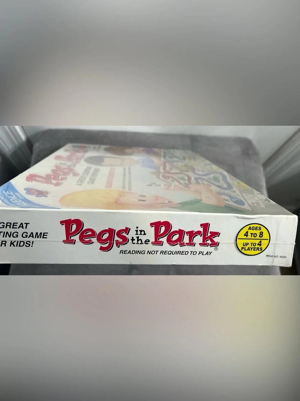 Pegs in the Park Kids Vintage Counting Game - Colorful Board Game